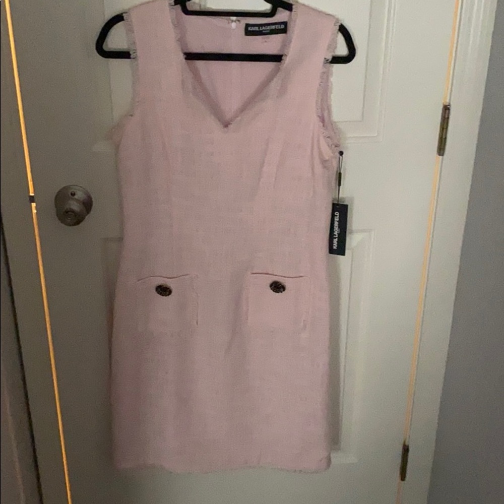Pink Karl Lagerfeld Dress Size 10